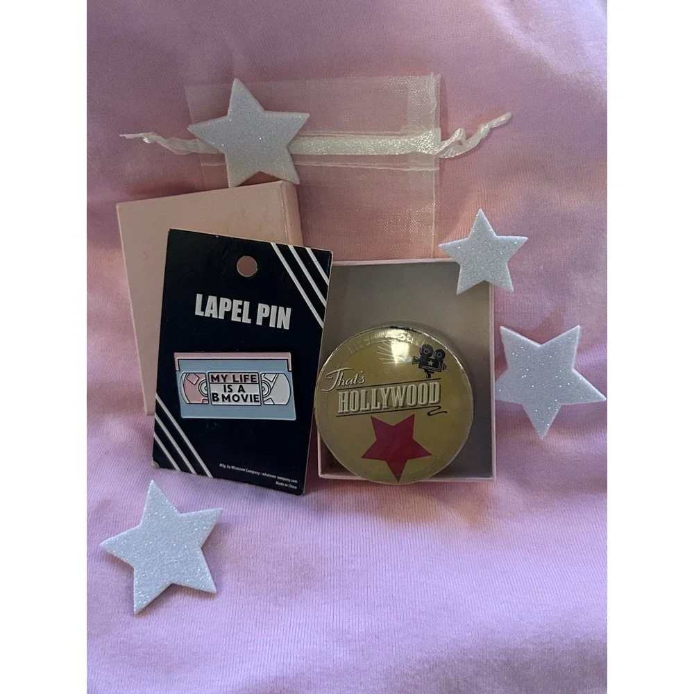 Magic Towel + Lapel Pin - Hollywood Theatre - Movies - Actor - Actress - Movie